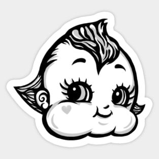 Inky Doll-Baby Sticker